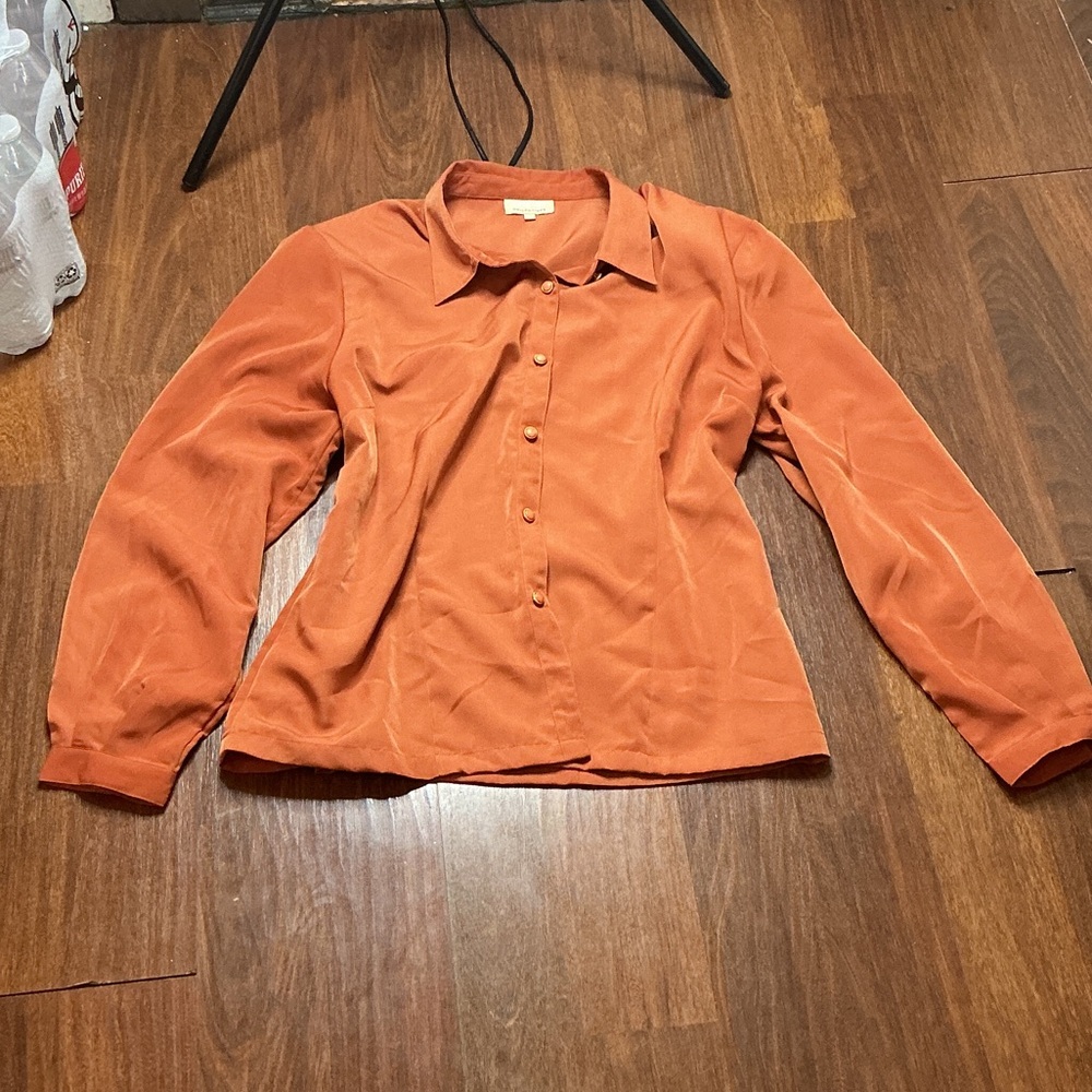 Women's Orange Blouse